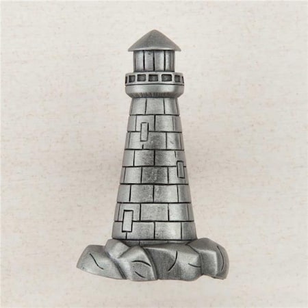 Acorn Mfg Acorn Manufacturing DP4PP Artisan Collection Lighthouse Knob; Antique Pewter DP4PP